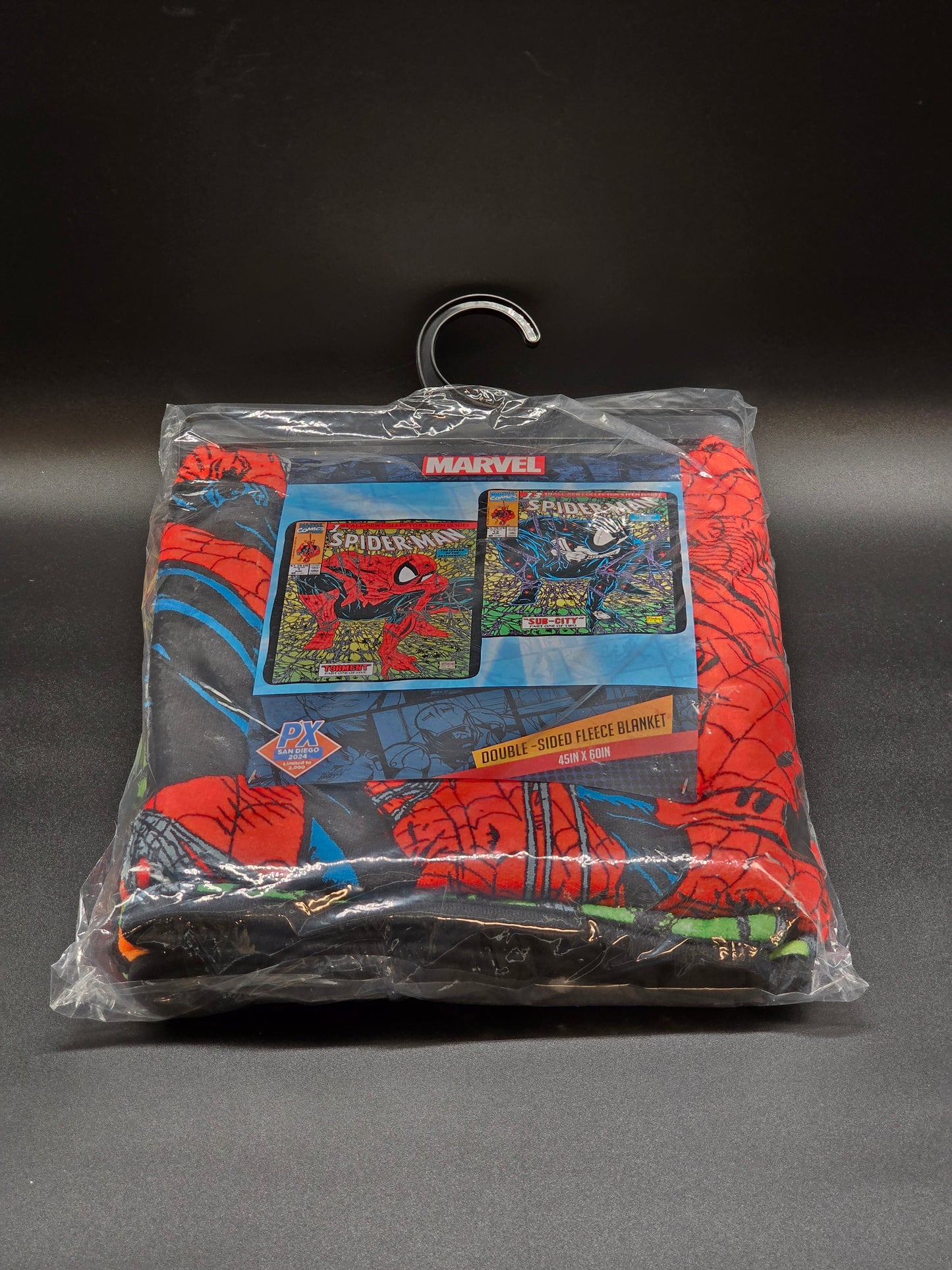 Spider-Man #1 Double sided Fleece Blanket SDCC 2024 PX Exclusive