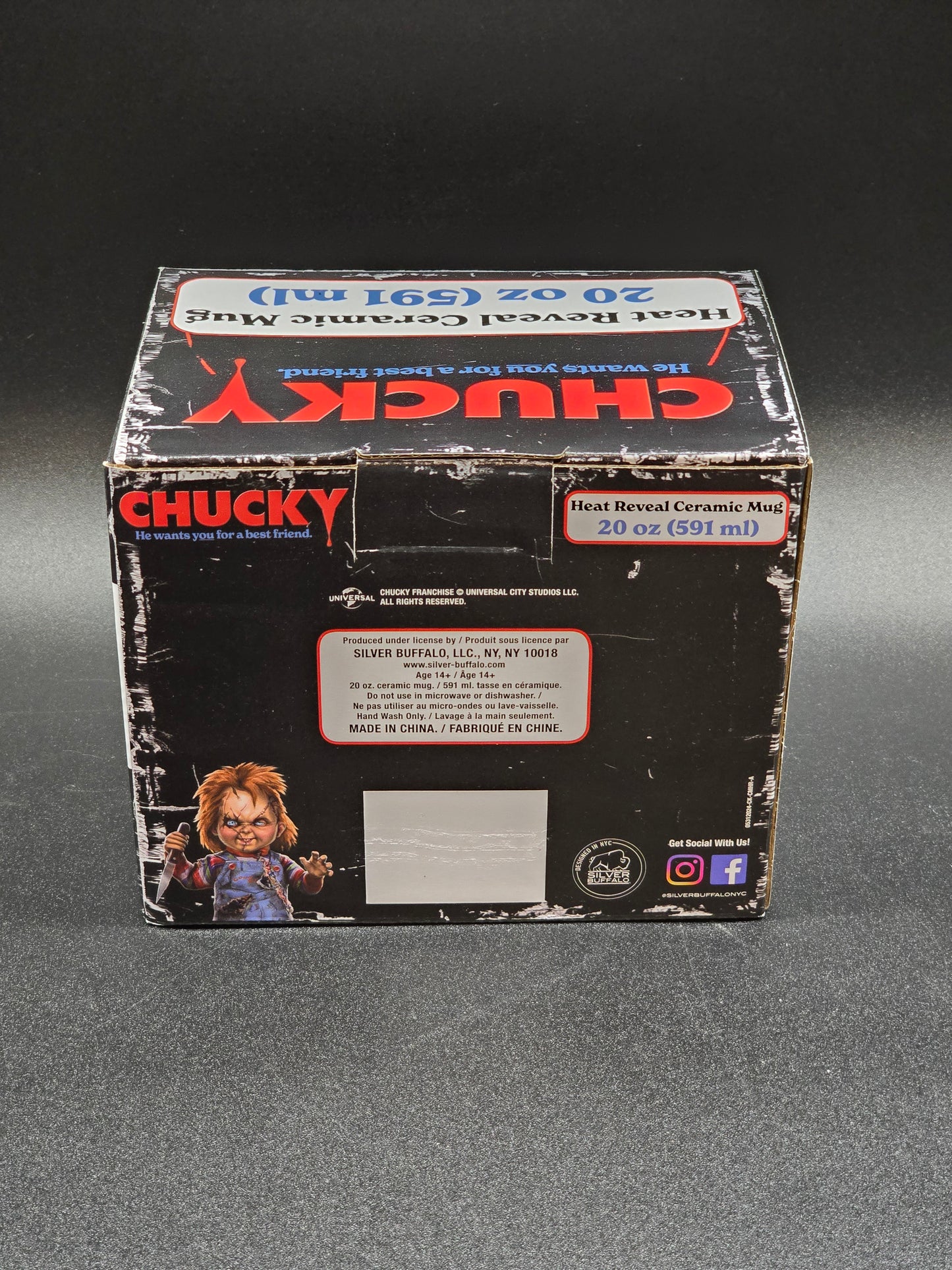 Chucky Heat Reveal Ceramic 20oz Mug