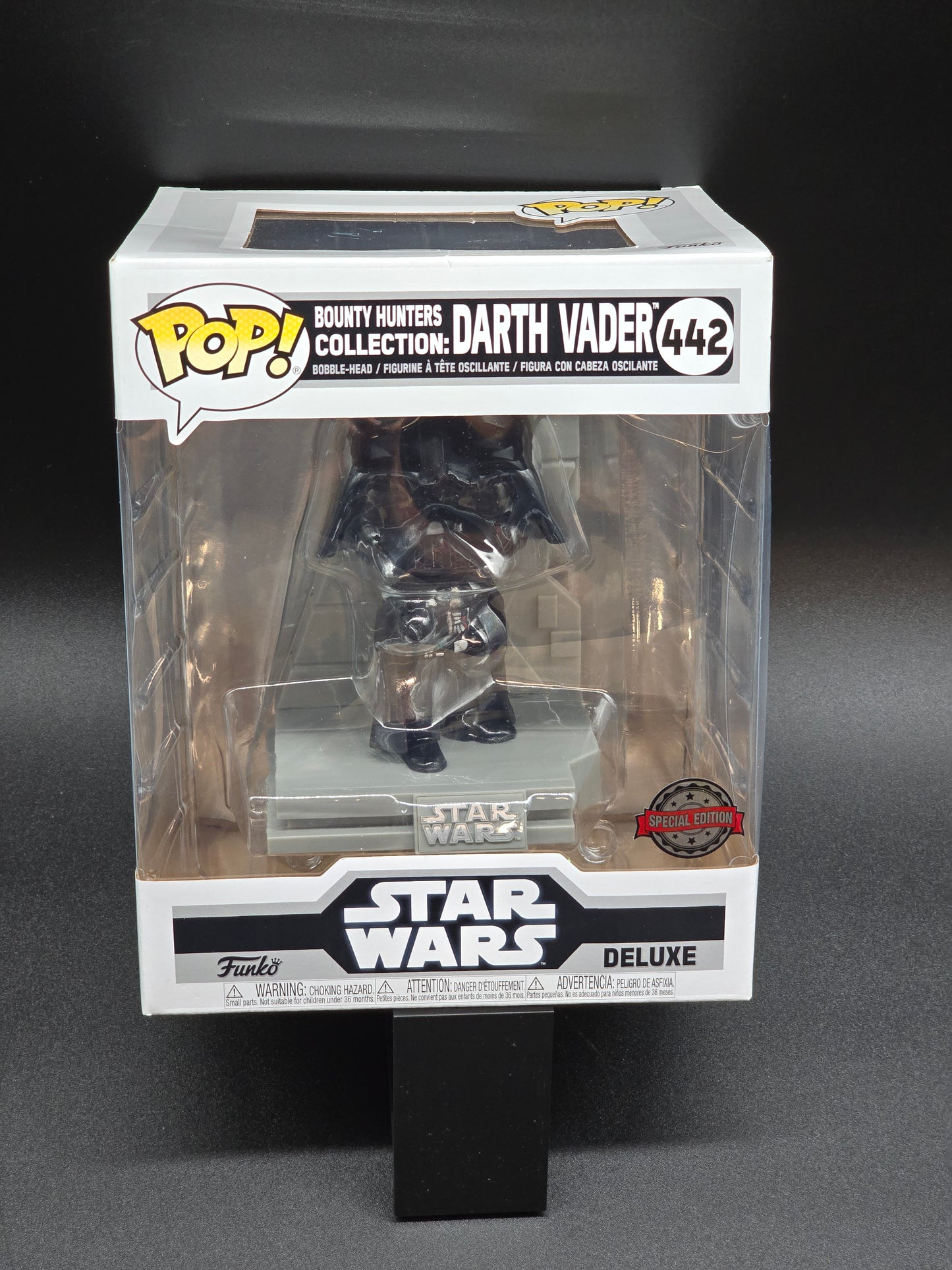 Darth Vader 442 Deluxe Pop! Figure Vinyl Bounty Hunters Collection Star Wars Special Ed