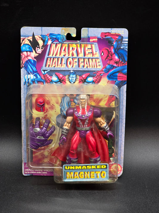 Magneto unmasked Marvel Hall of Fame 1997 Toybiz