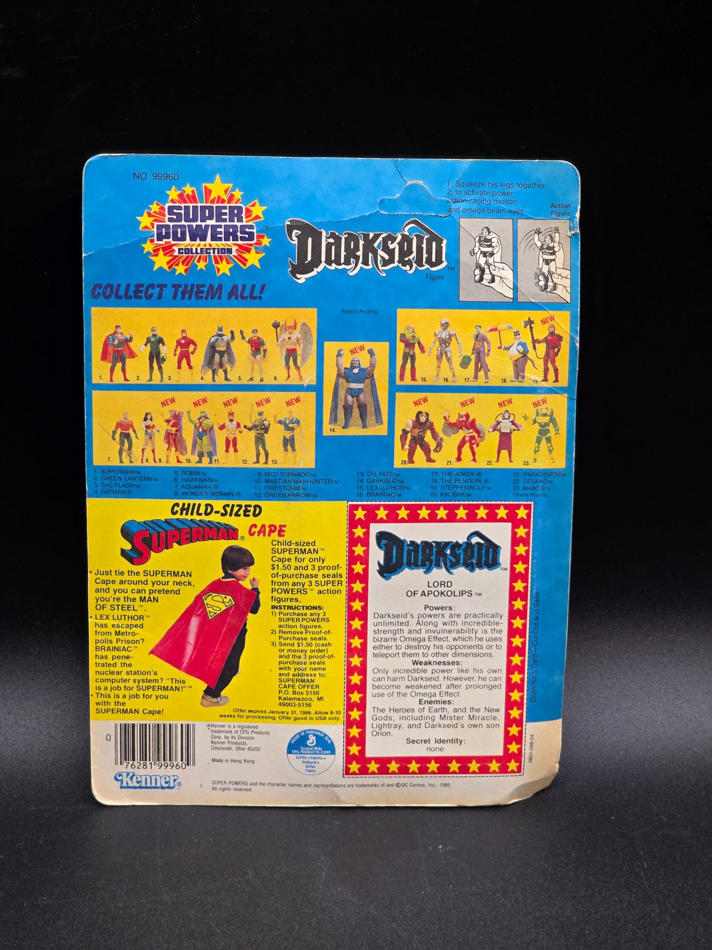 Darkseid Super Powers Collection 1985 Kenner (unpunched)