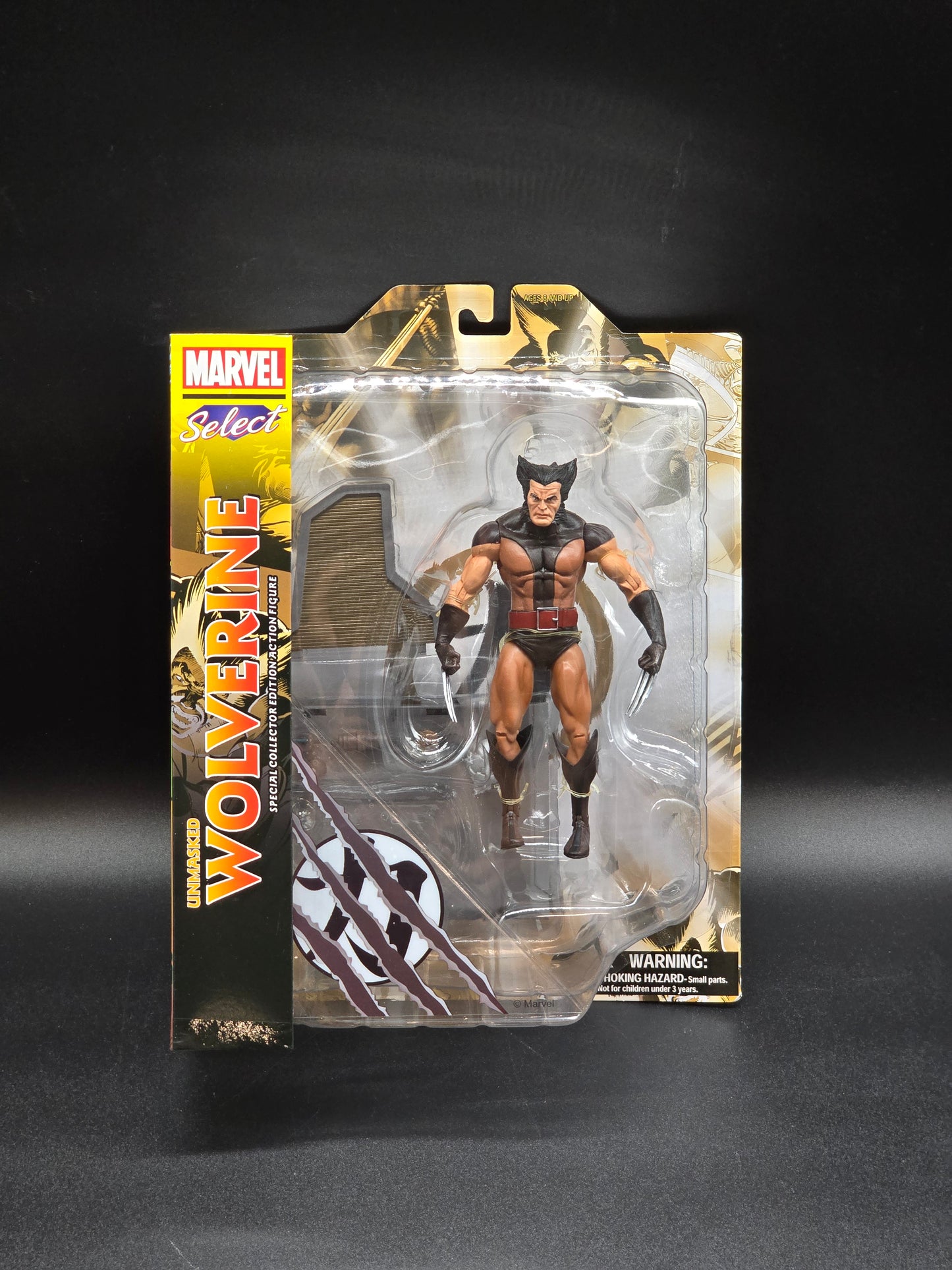 Wolverine unmasked Marvel Select 2021