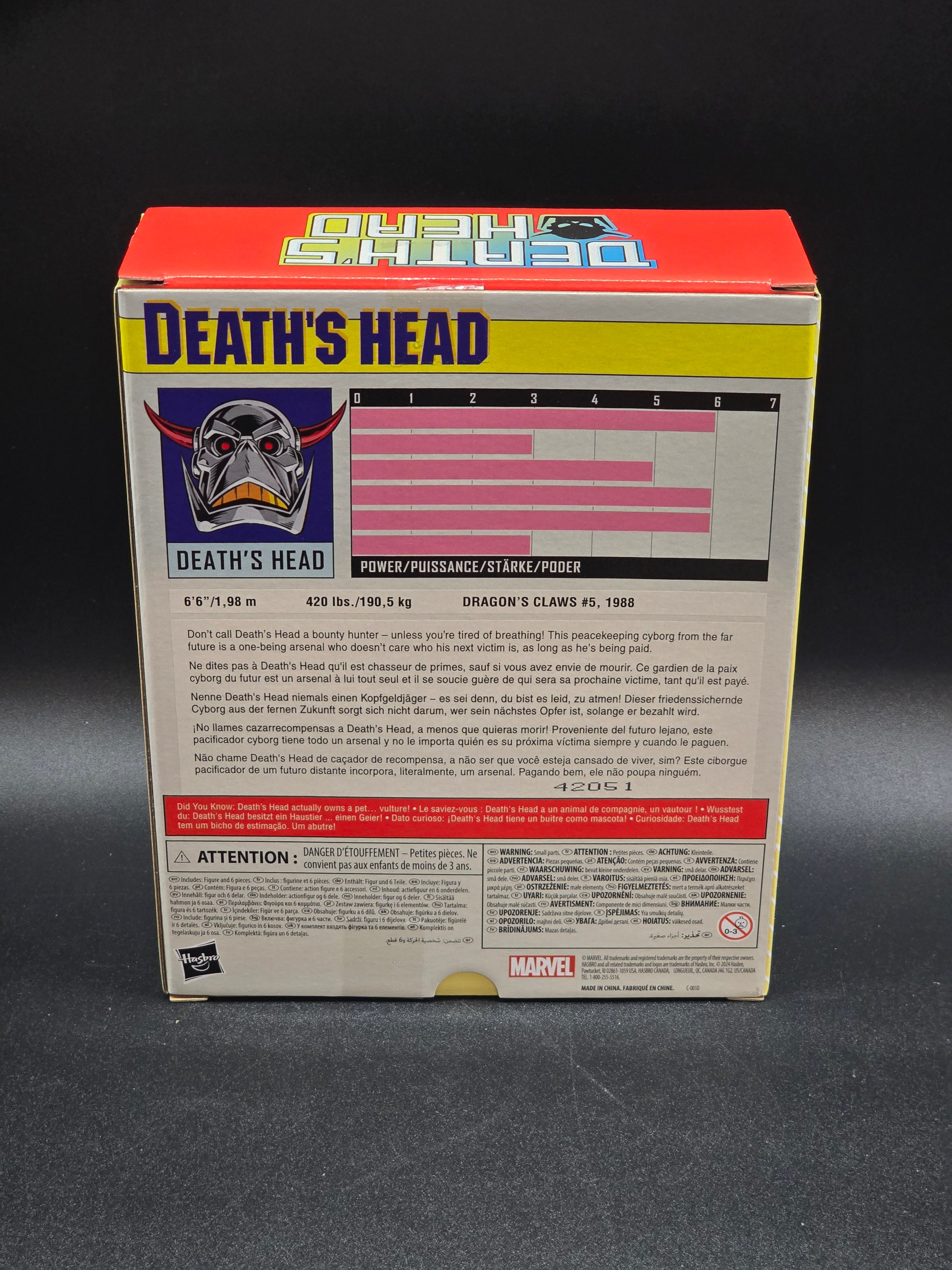 Death's Head Marvel Legends Retro 2024 SDCC Exclusive Action