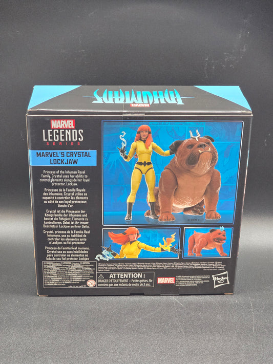 Crystal and Lockjaw Marvel Legends Inhumans 2024