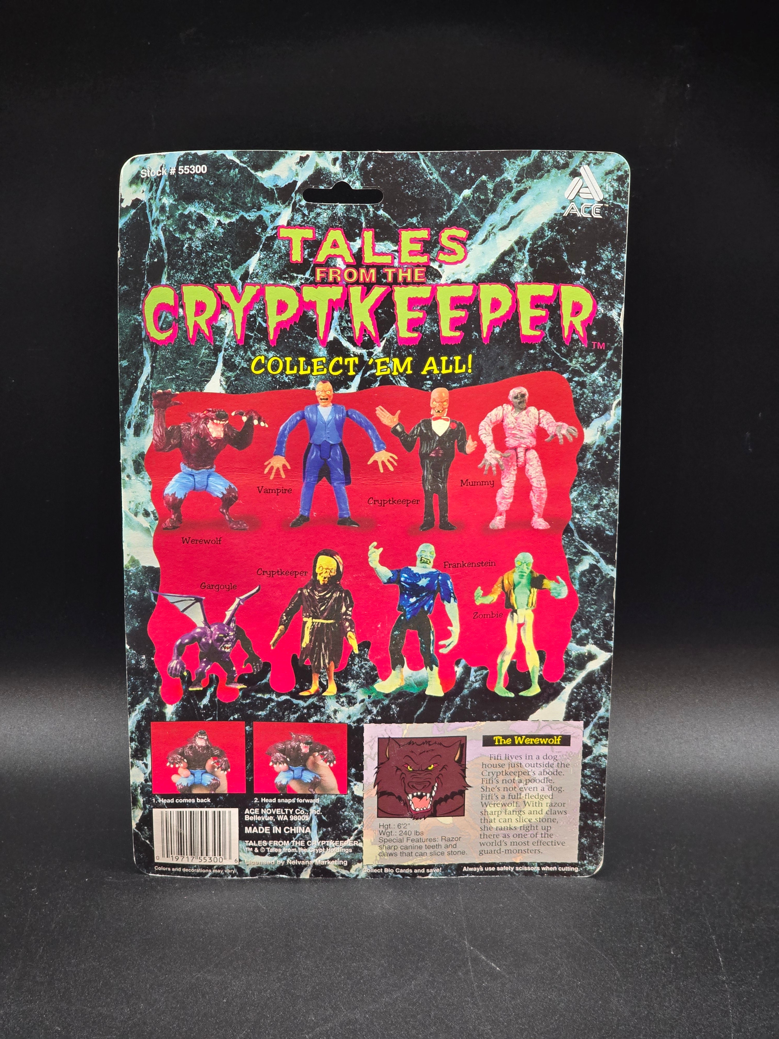 Werewolf Tales from the Cryptkeeper Ace Novelty 1994 – Uncanny