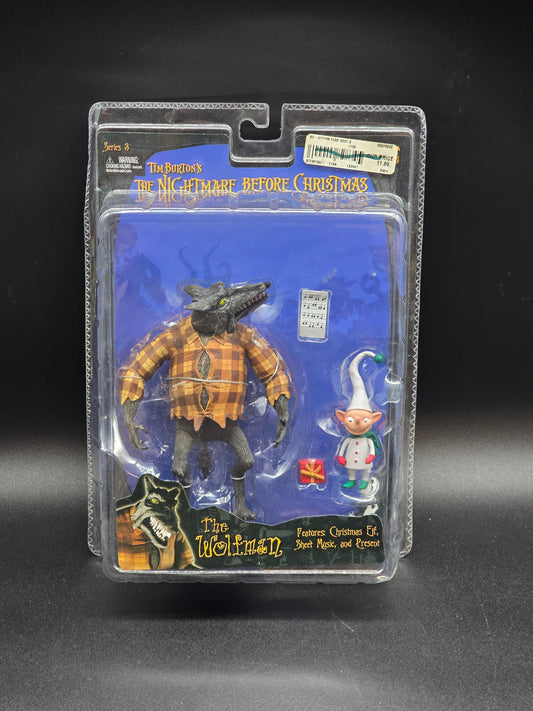 Wolfman with elf Nightmare before Christmas Neca