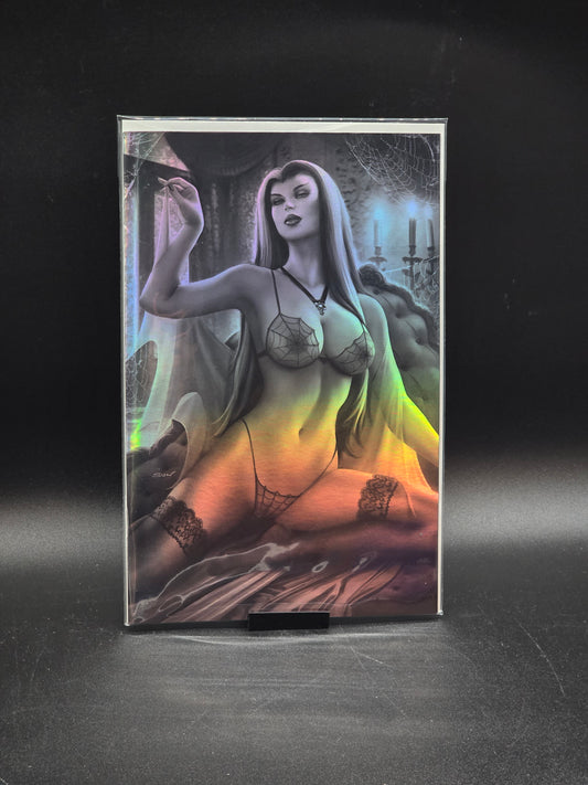 Lily Munster Faro 2022 Black and White Lingerie Virgin Members Only Sun Khamunaki (Holofoil)