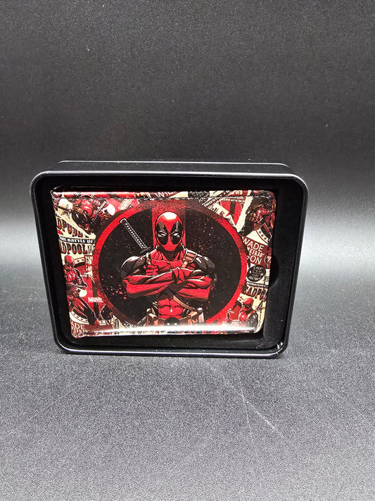 Deadpool crossed arms Bi-Fold Wallet