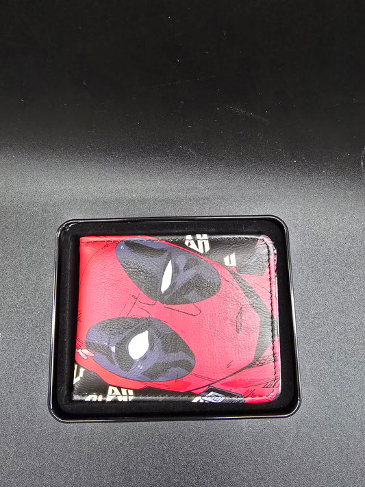 Deadpool Closeup head Bi-Fold Wallet