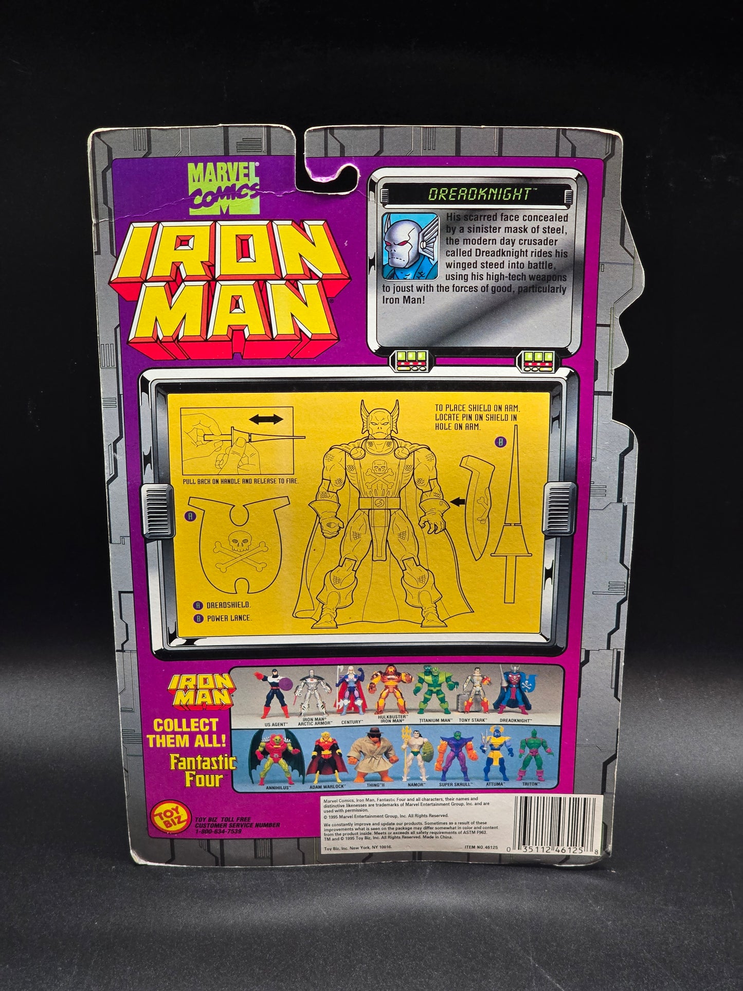 DreadKnight Iron Man Toybiz 1995