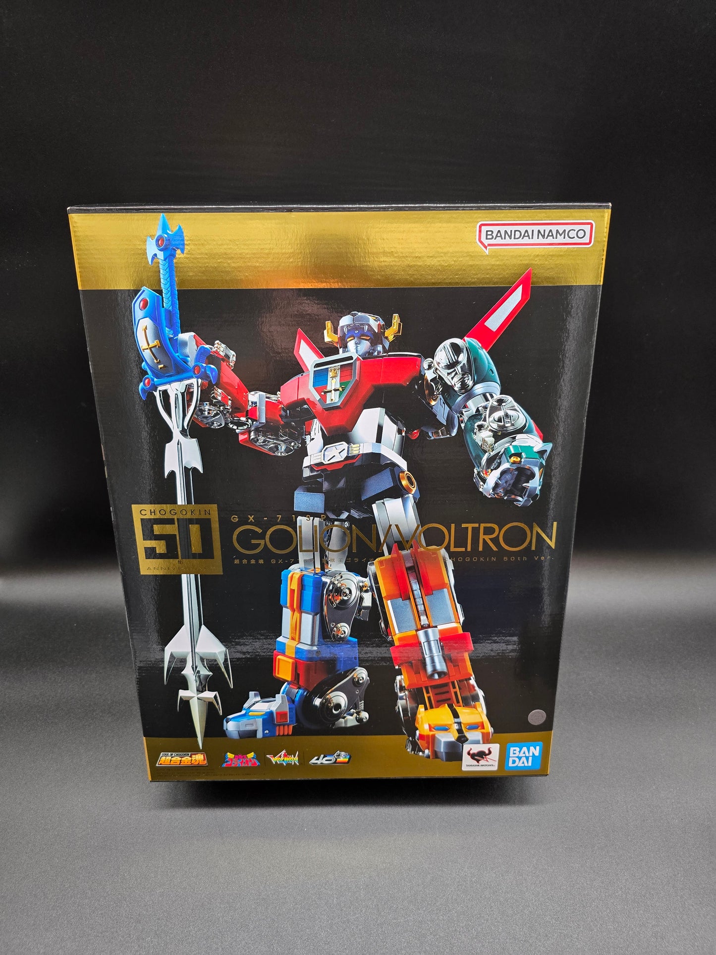 Voltron - Soul Of Chogokin Figures GX-71SP Voltron Chogokin 50th Anniversary Version