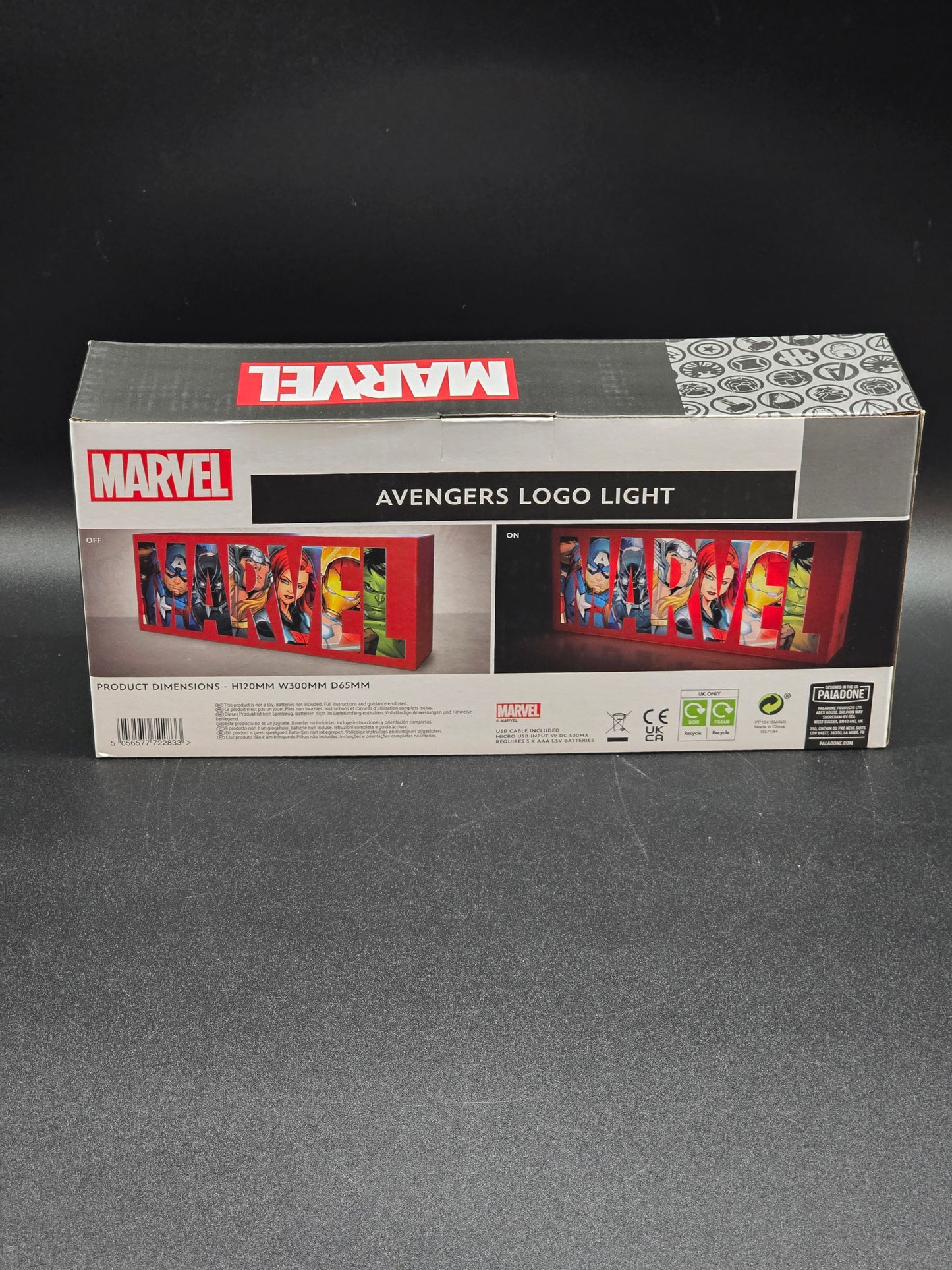 Marvel Avengers Logo Light