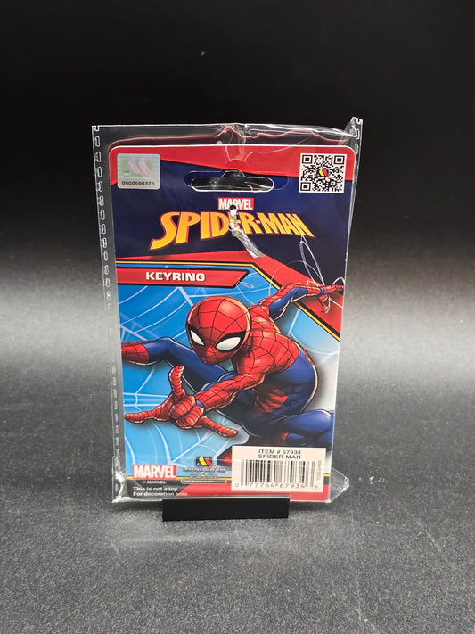 Spider-Man Head Colored Pewter Key Ring