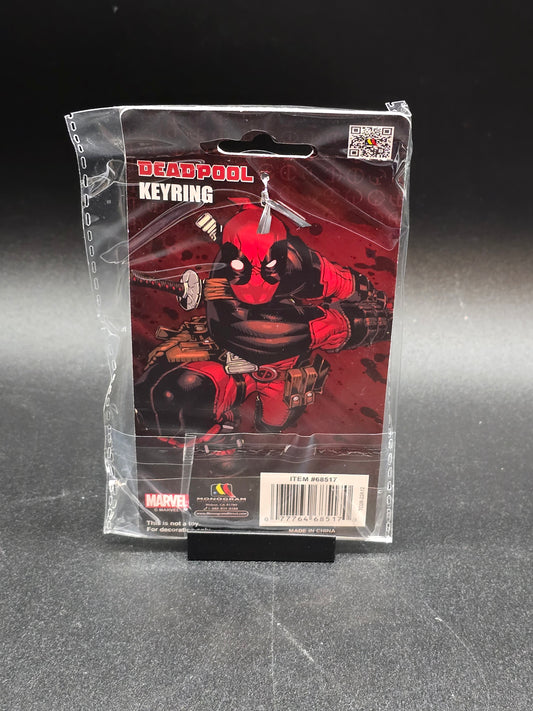 Deadpool Head Pewter Key Ring