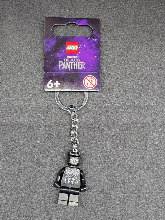 Black Panther Lego minifigure keychain