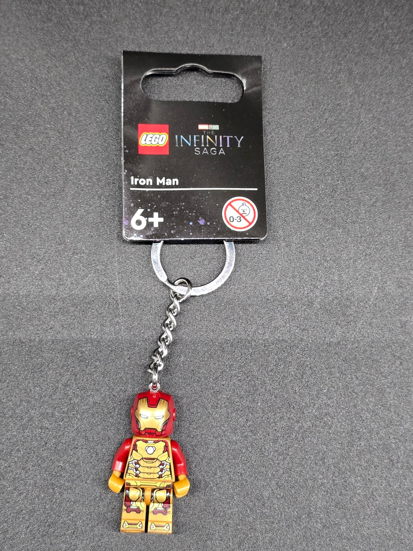 Iron Man Infinity Saga Lego minifigure keychain