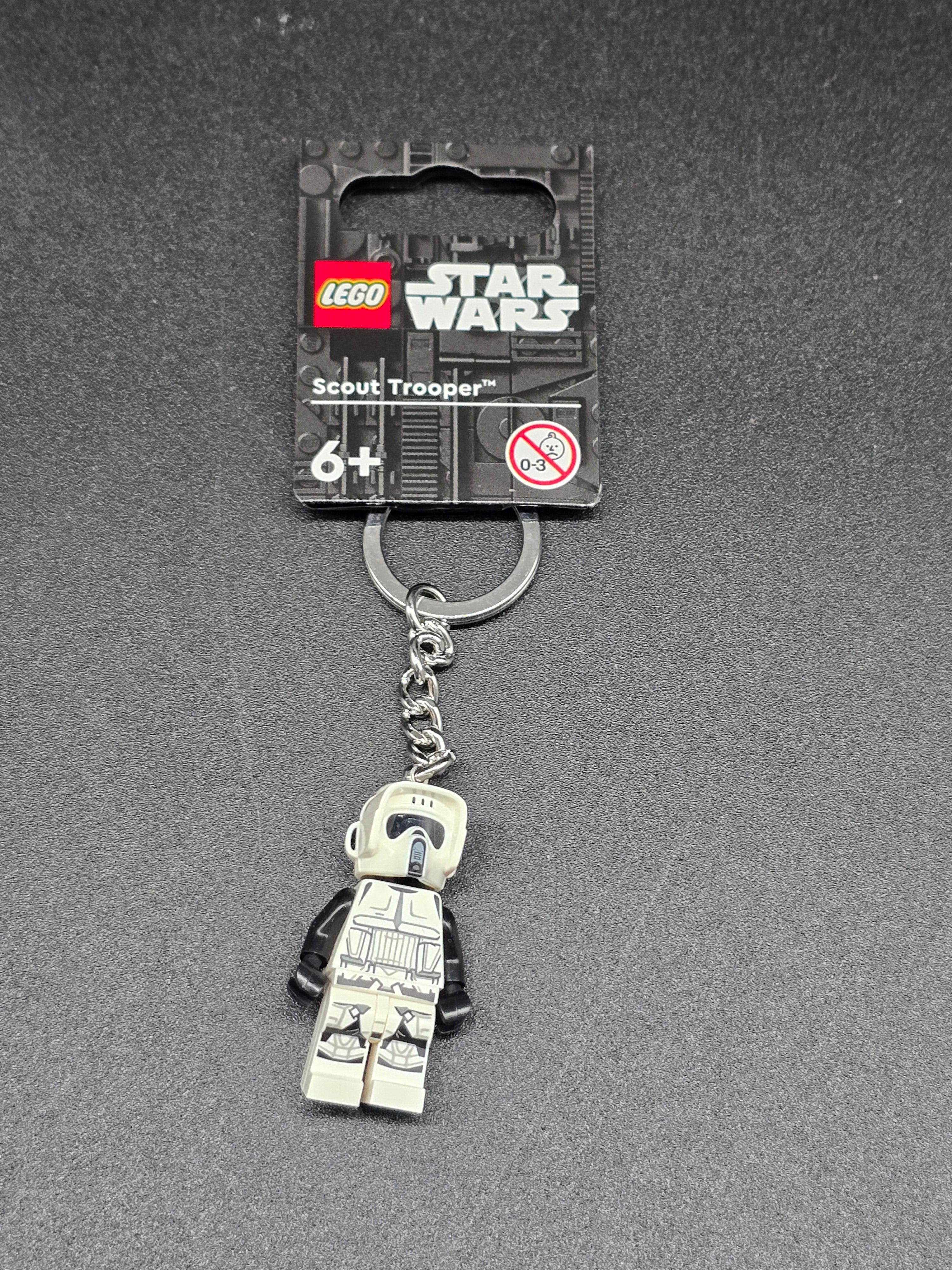 Scout Trooper Lego minifigure keychain – Uncanny Toys & More