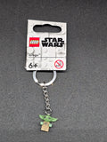 Grogu Lego minifigure keychain