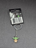 Grogu Lego minifigure keychain