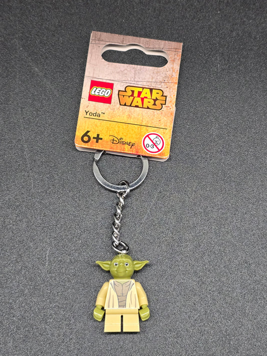 Yoda Lego minifigure keychain