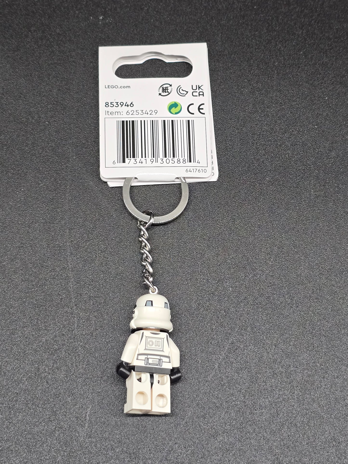 Stormtrooper Lego minifigure keychain