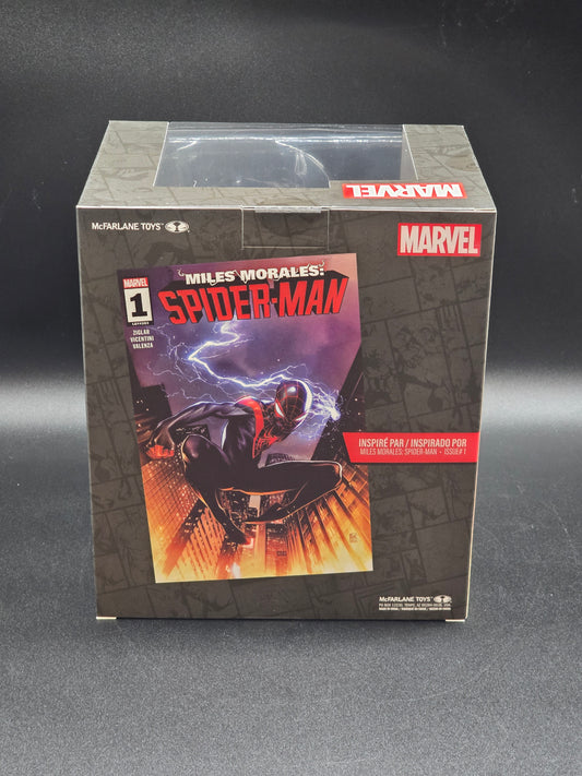 Spider-Man Miles Morales 1:10 McFarlane Marvel Posed Figure Scene Mile Morales: Spider-Man Issue# 1