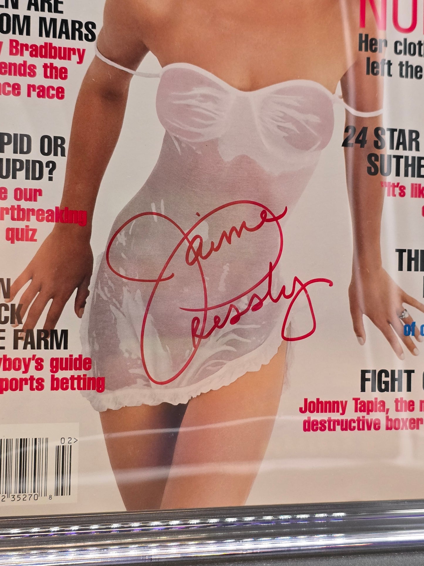 Playboy V51 #2 February 2004 CGC SS 9.0 signed Jaime Pressly