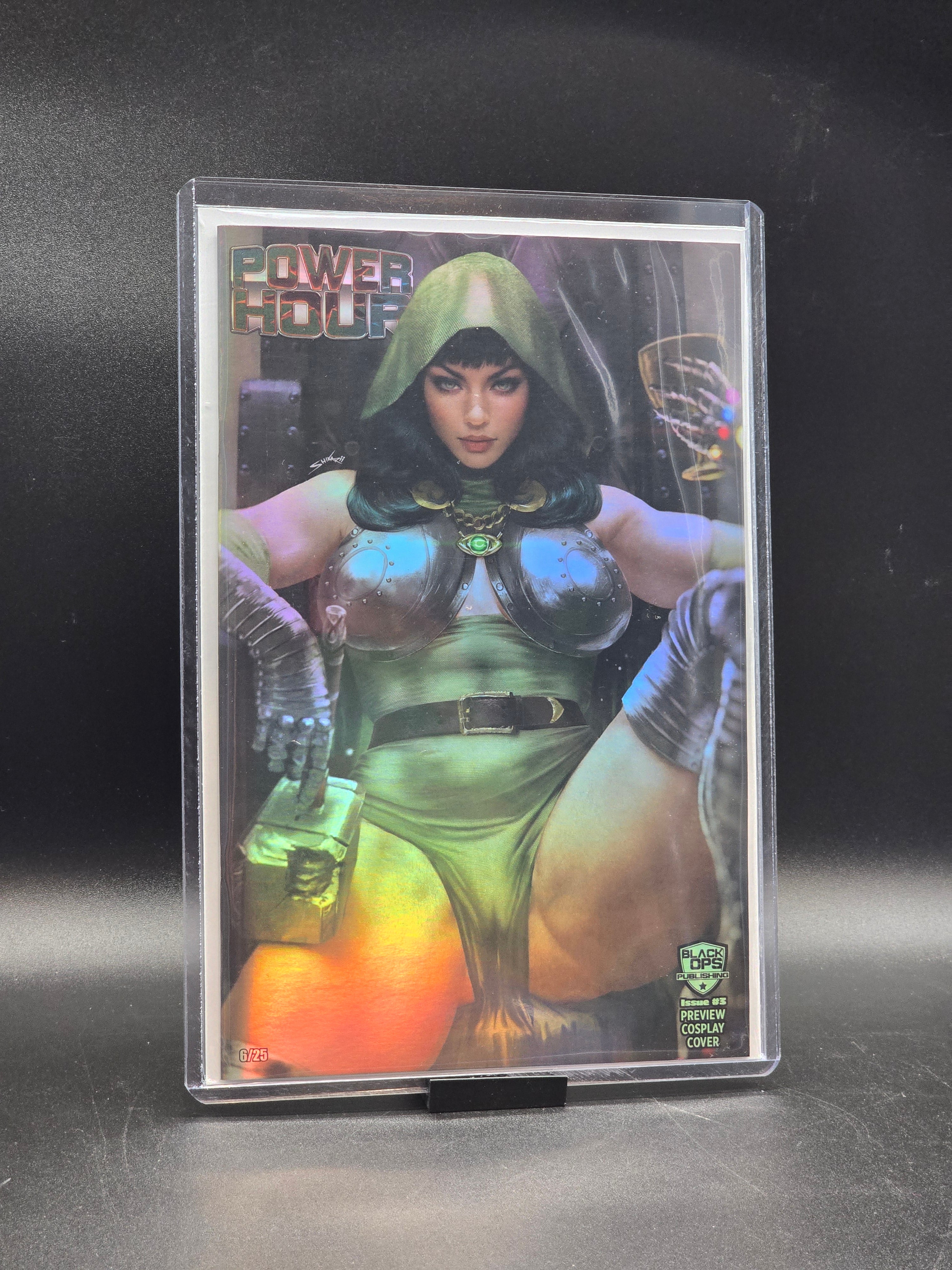 Power Hour #3 Preview Shikarii "God Queen" Nice Trade Dress Cosplay Cover (Holofoil)