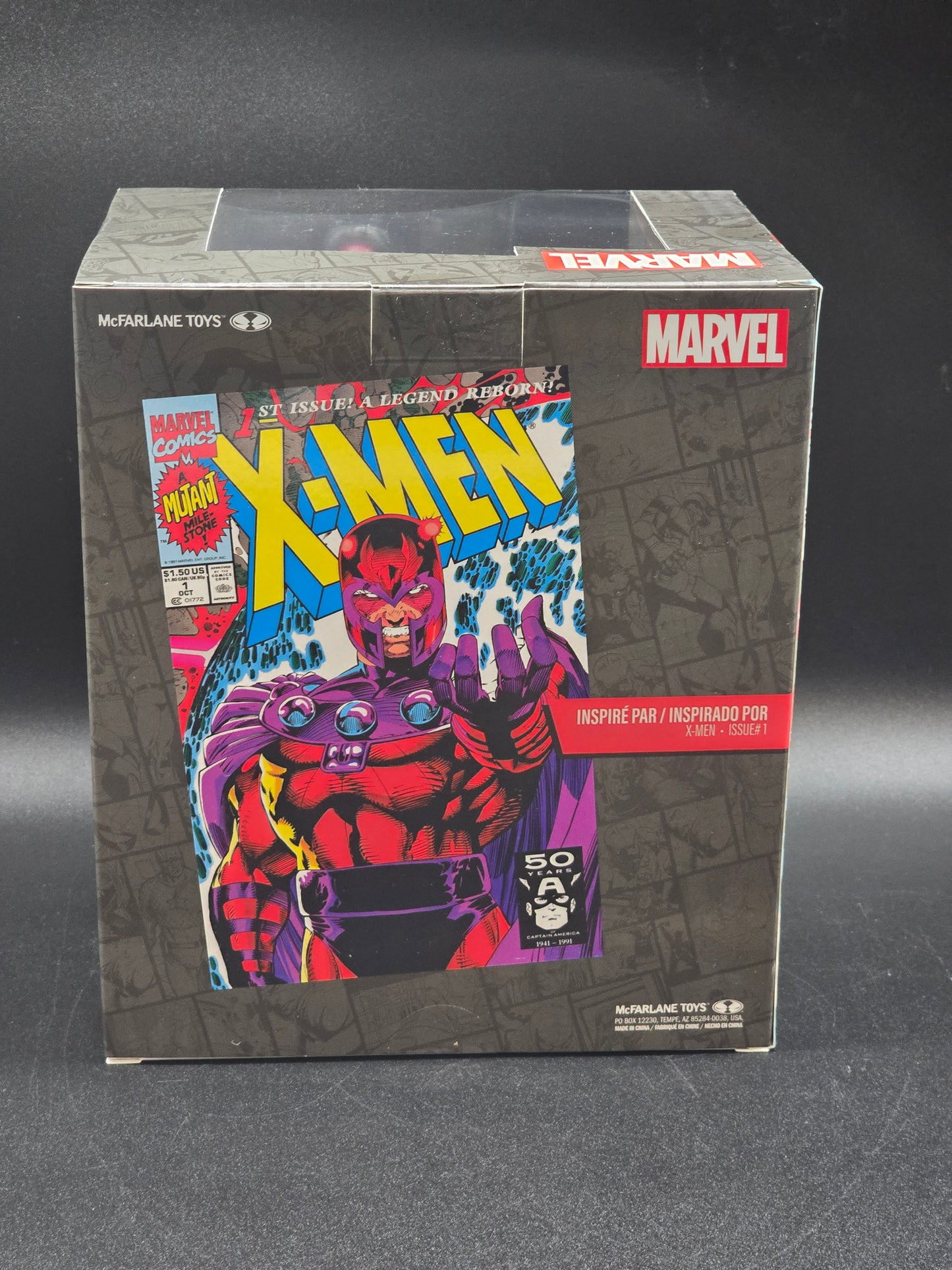 Magneto 1:10 McFarlane Marvel Posed Figure Scene X-Men #1