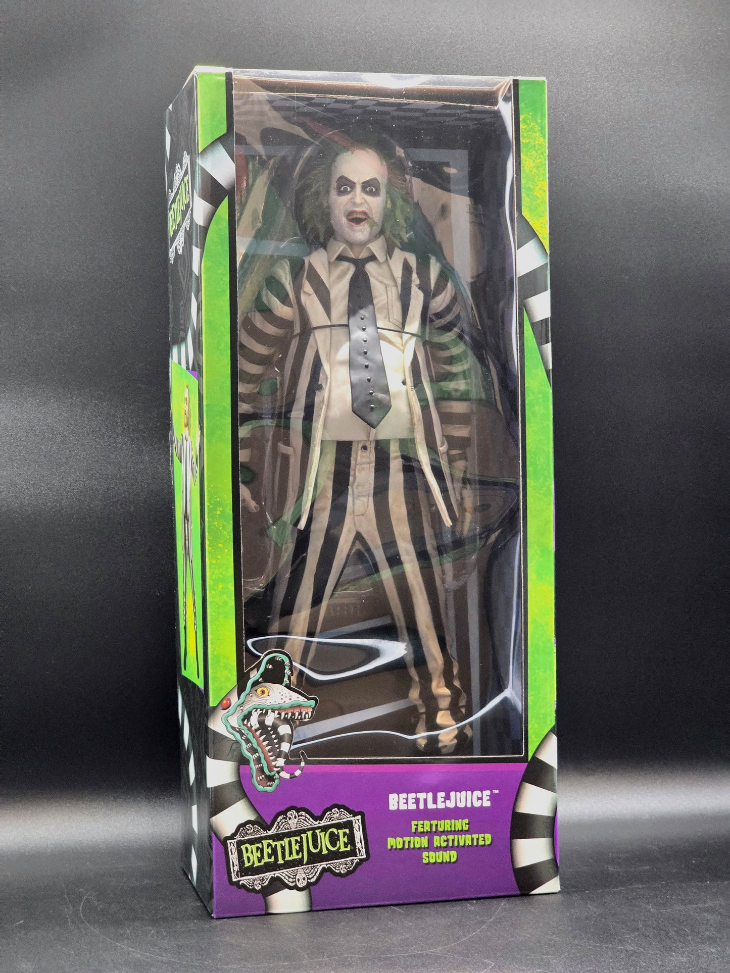 Beetlejuice Talking Striped Suit 1/4th Scale Figure Beetlejuice 1988 Movie