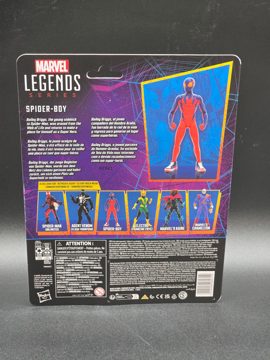 Spider-Boy Marvel Legends 2025 Spider-Man Retro card