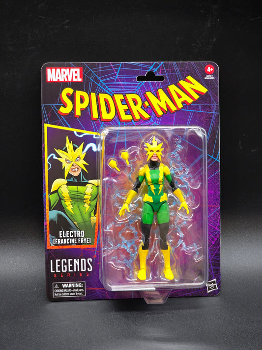 Electro (Francine Frye) Marvel Legends 2025 Spider-Man Retro card