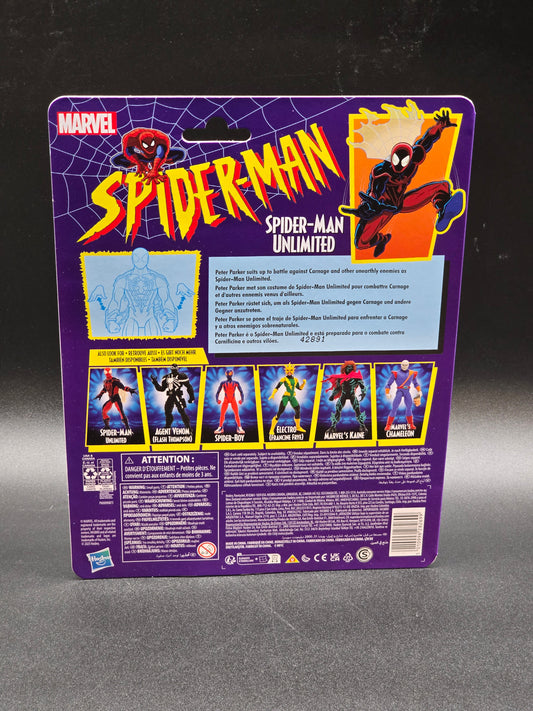 Spider-Man Unlimited Marvel Legends 2025 Spider-Man Retro card