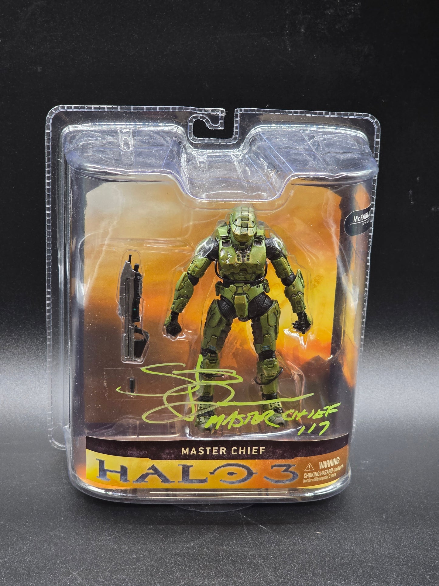 Master Chief Halo 3 series 1 Signed Steve Downes