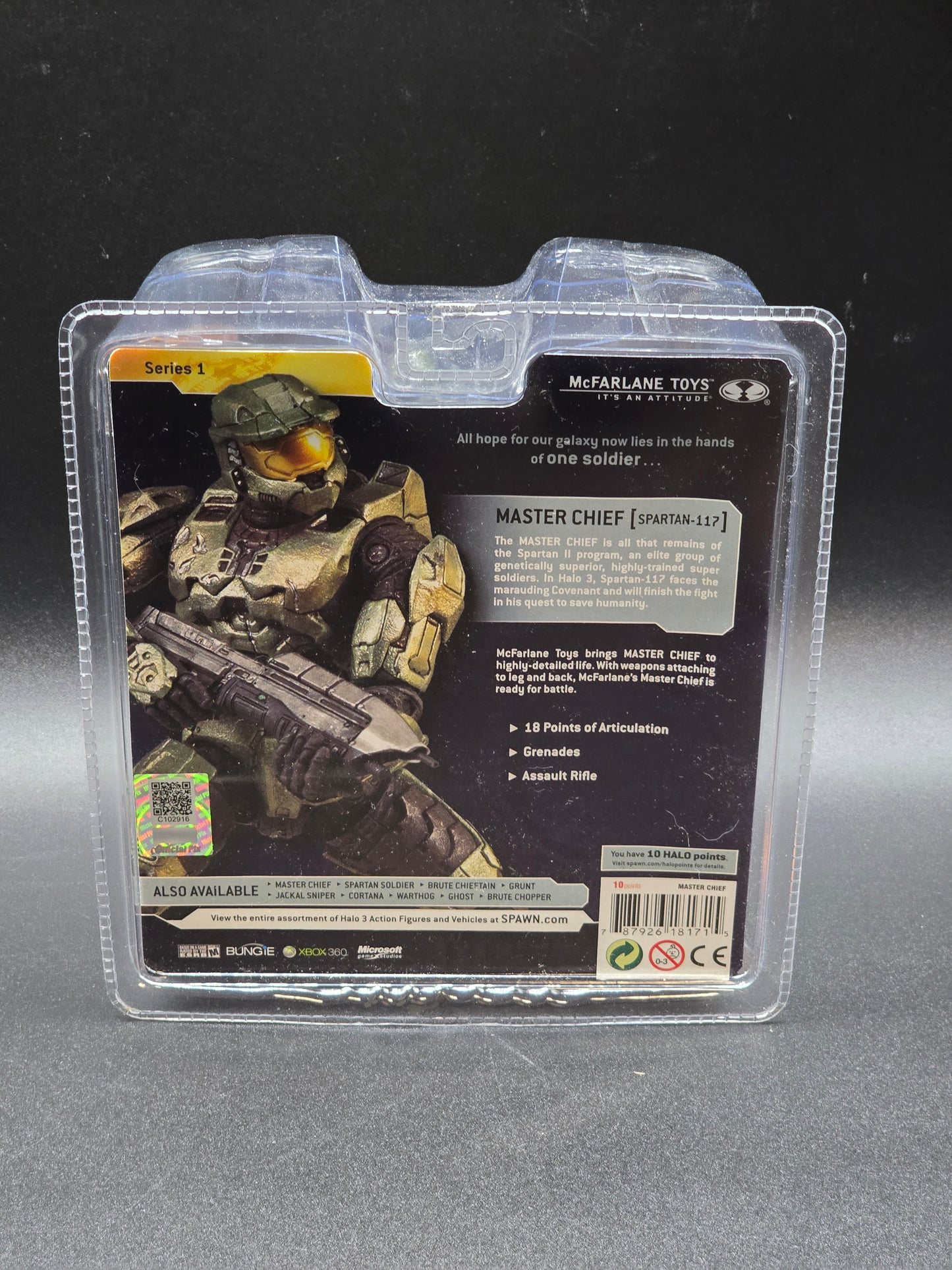 Master Chief Halo 3 series 1 Signed Steve Downes