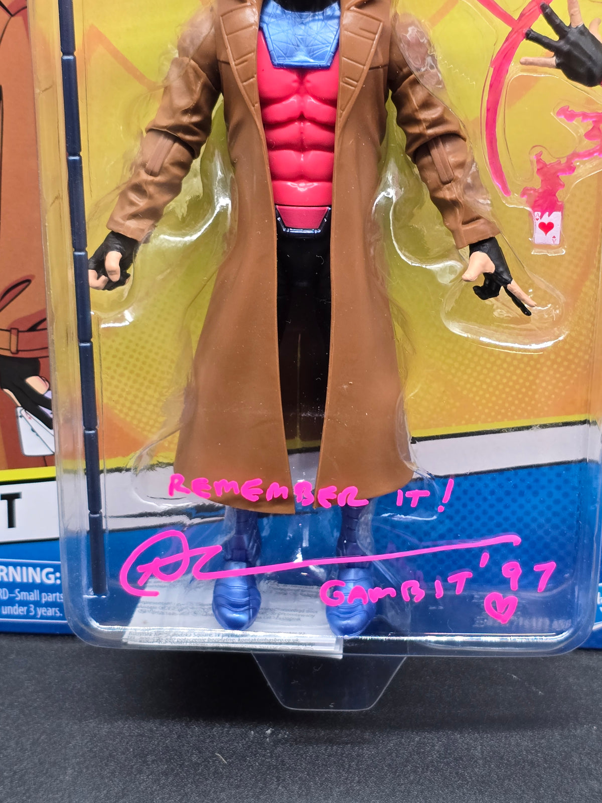 Gambit (Signed A.J. LoCascio) X-Men '97 Marvel Legends Action Figure Hasbro 2024