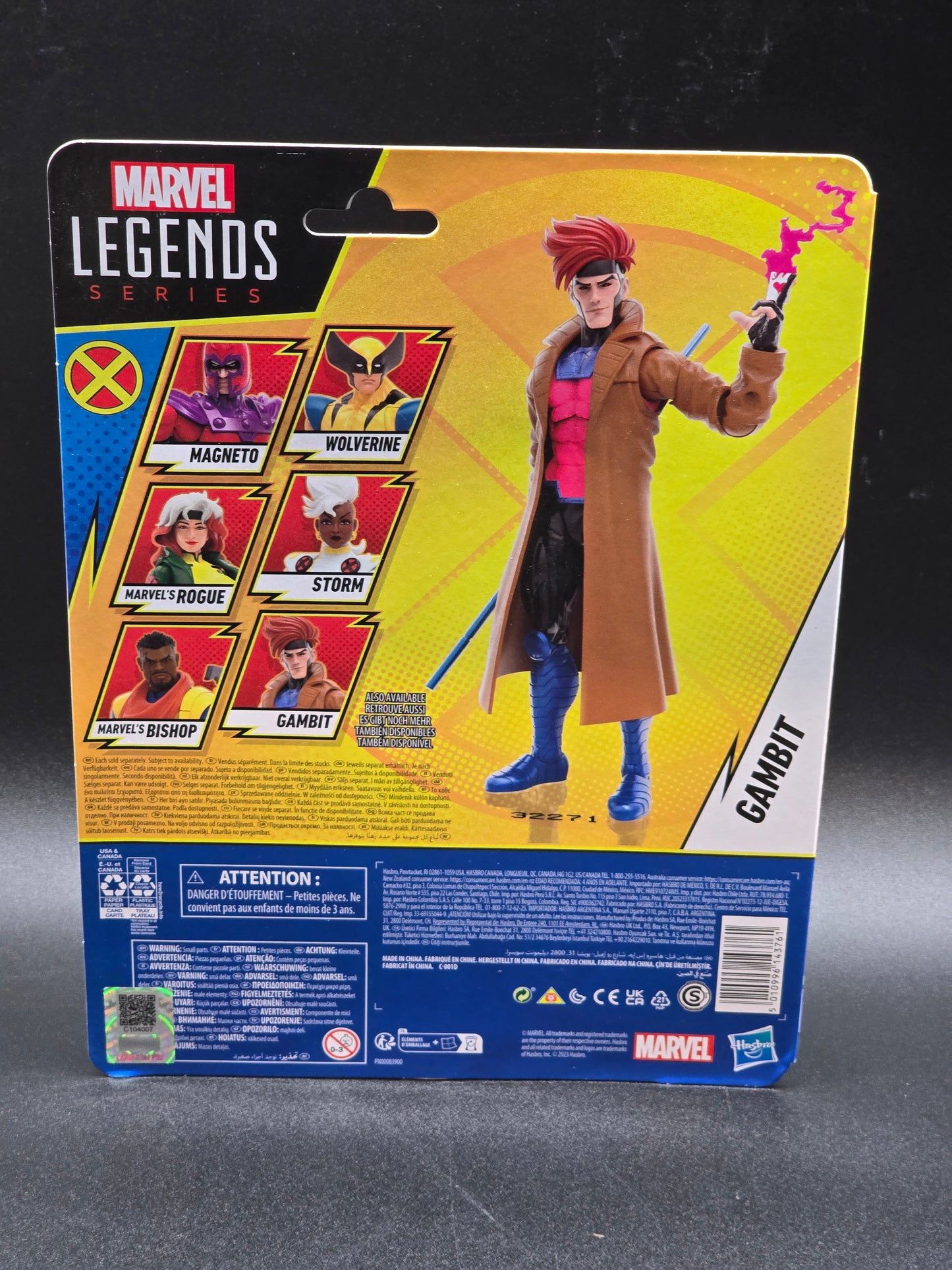 Gambit X-Men '97 Marvel Legends signed A.J. LoCascio