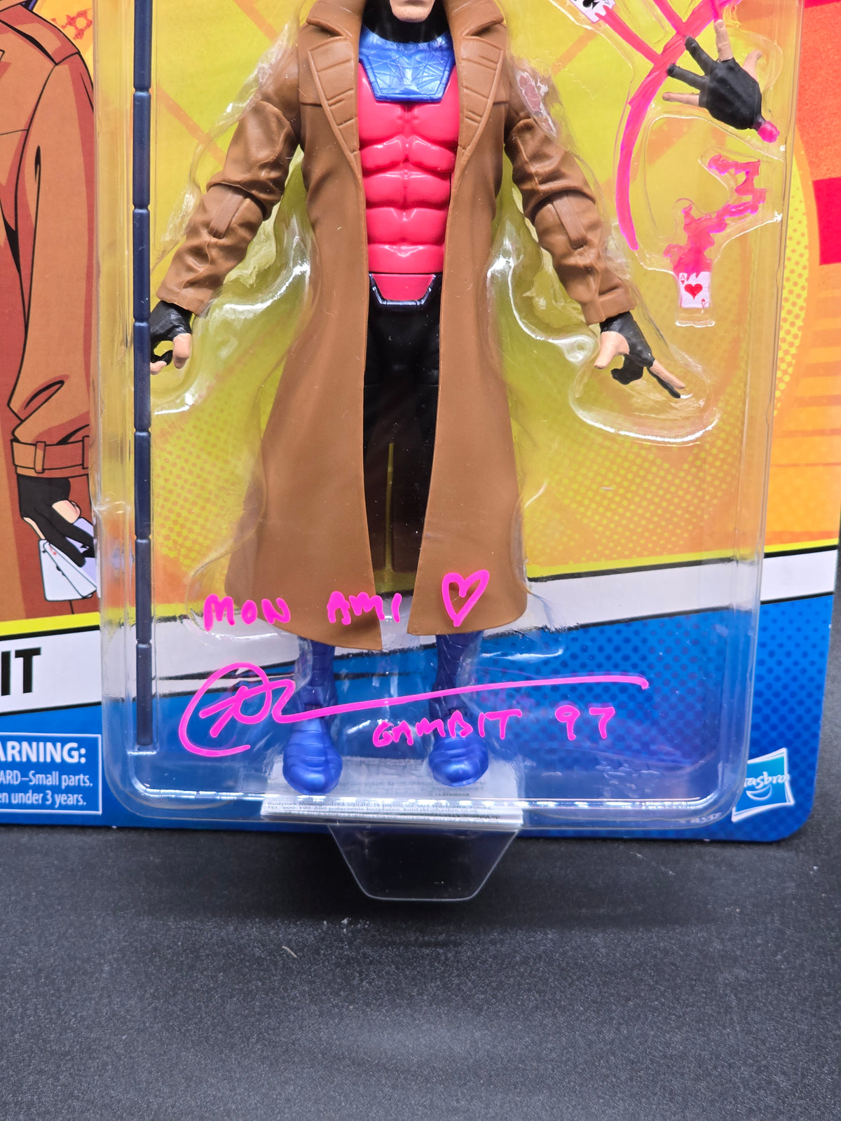 Gambit (Signed A.J. LoCascio) X-Men '97 Marvel Legends Action Figure Hasbro 2024
