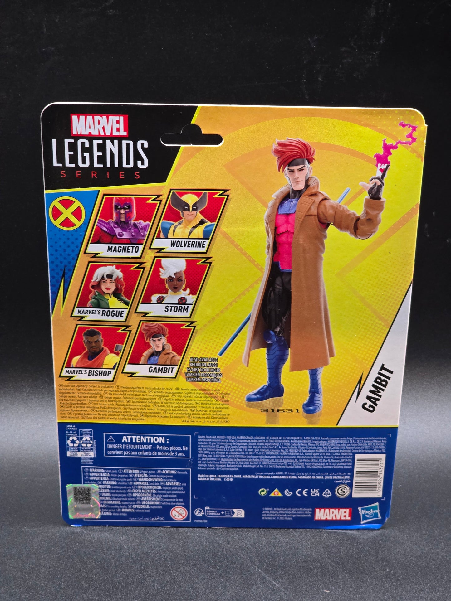 Gambit X-Men '97 Marvel Legends signed A.J. LoCascio