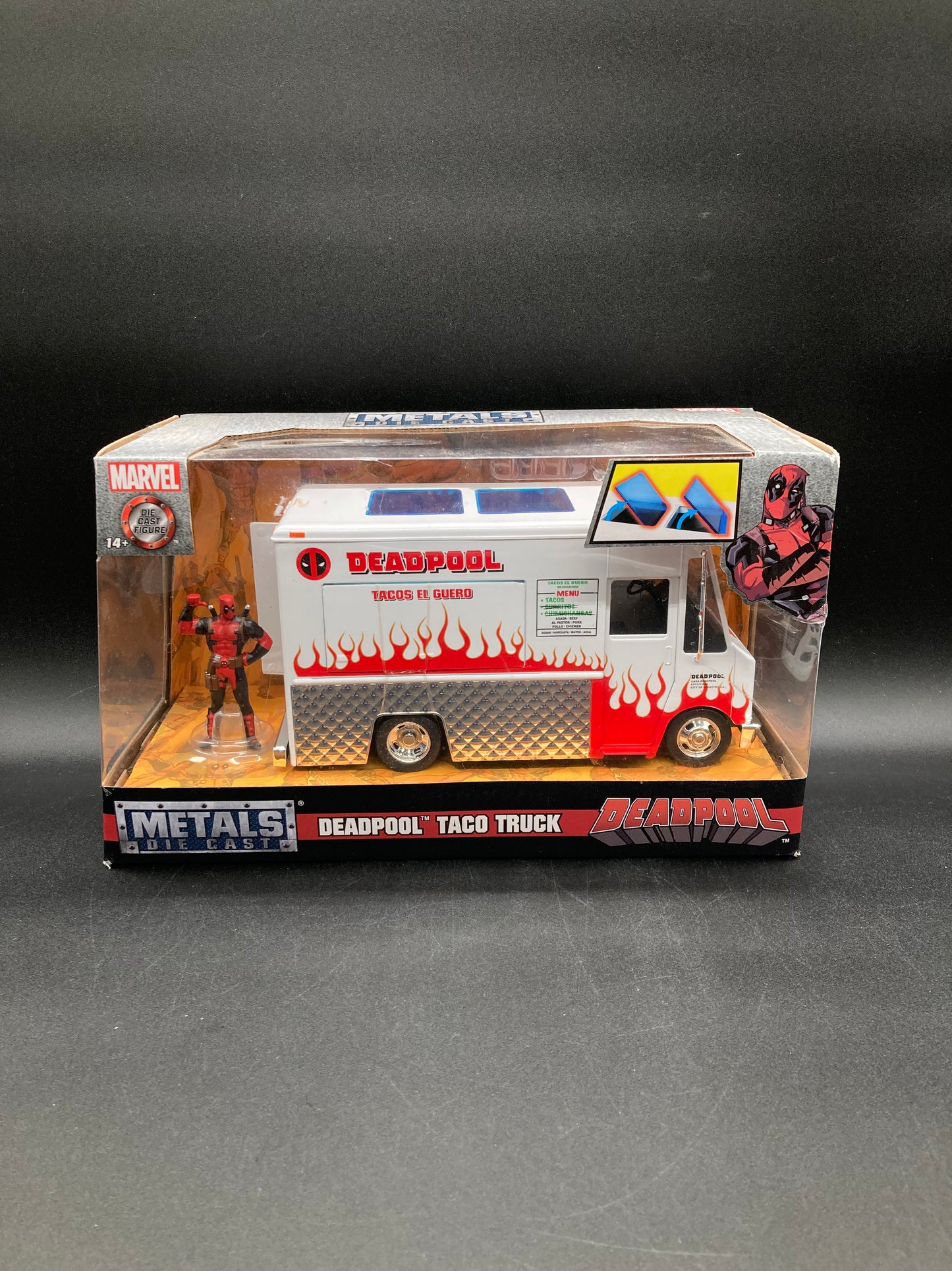 Deadpool Taco Truck JADA TOYS Metals Die Cast Figure & Vehicle Collectible Set 2018