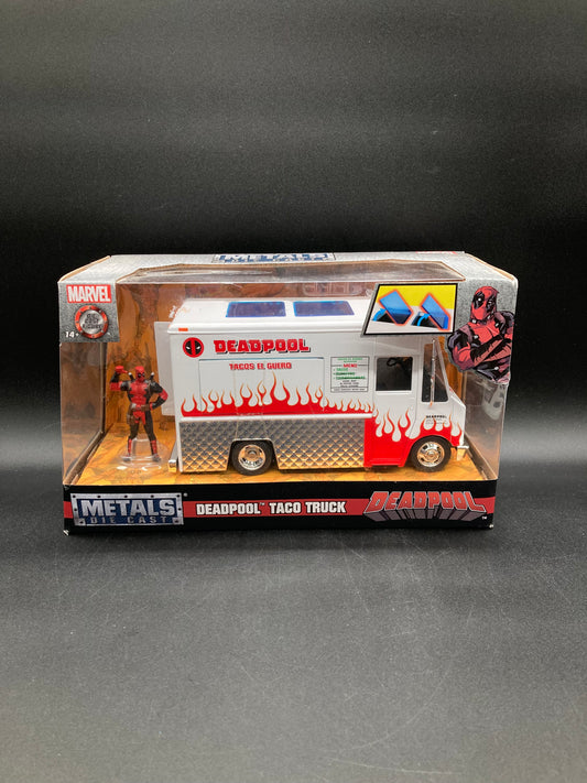 Deadpool Taco Truck JADA TOYS Metals Die Cast Figure & Vehicle Collectible Set 2018