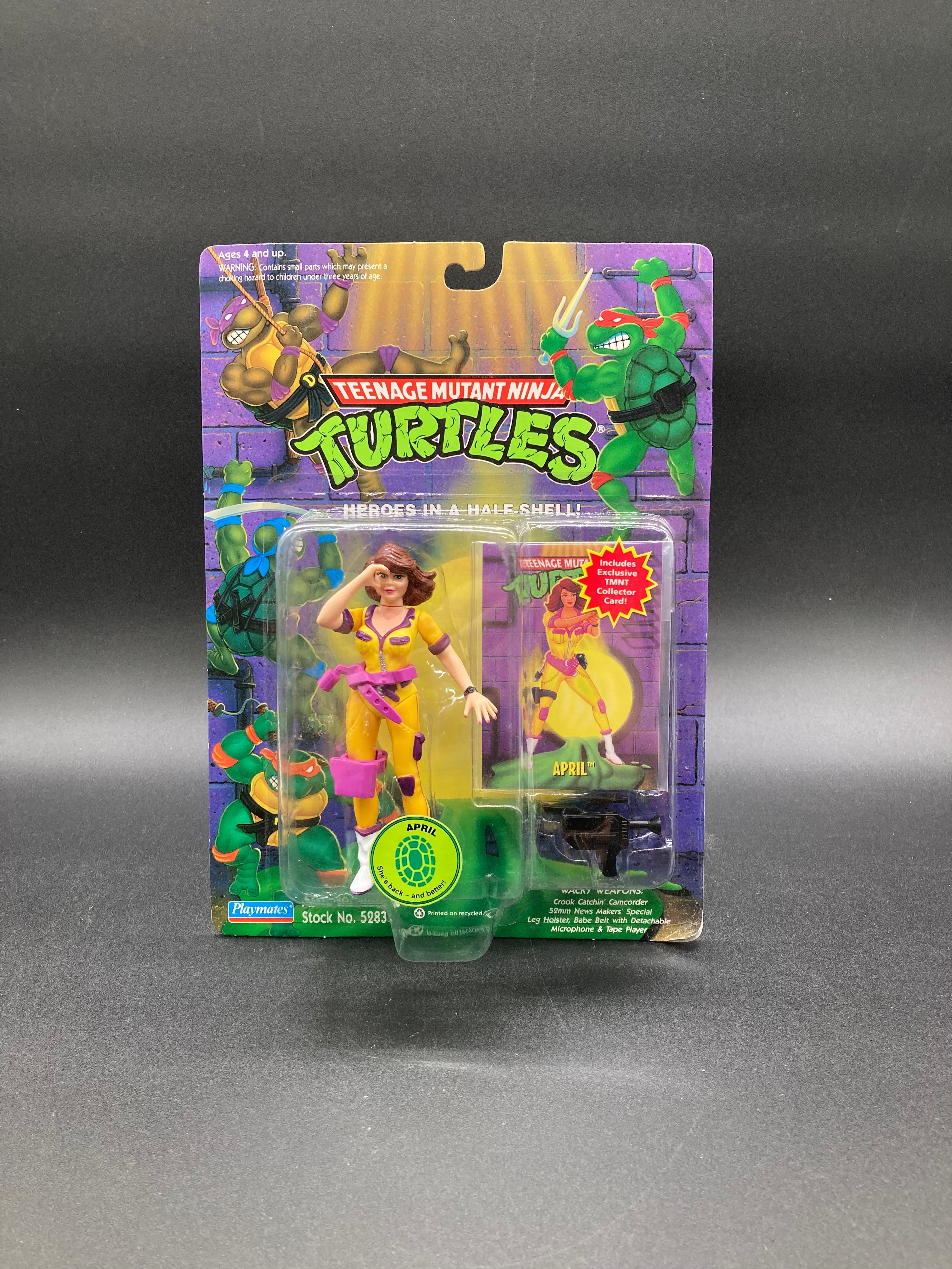Neil Toy April O'Neil Playmates Teenage Mutant Ninja Turtles Figure 1994 ...