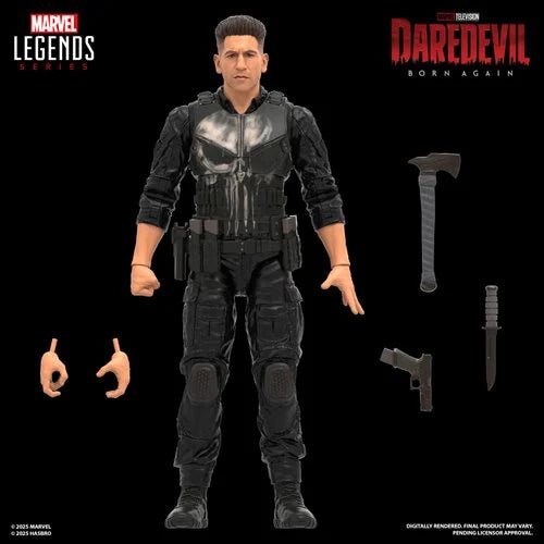 Punisher Marvel Legends Series Daredevil: Born Again Action Figure 2025
