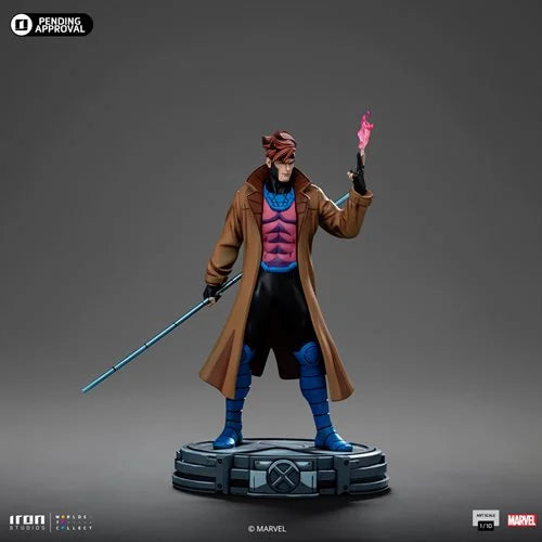 Gambit X-Men 97 1:10 Art Scale Statue Iron Studios Statue Marvel