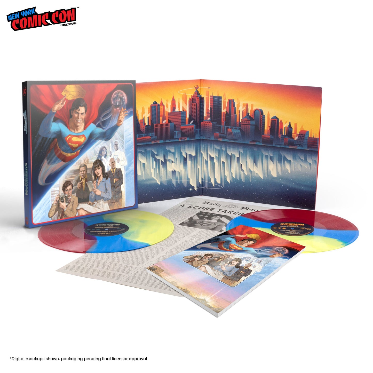 Superman: The Movie MONDO 2XLP Vinyl & Graphic Novel Box Set