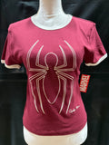 Women's Marvel Spider-Man Embroidered Logo T-Shirt