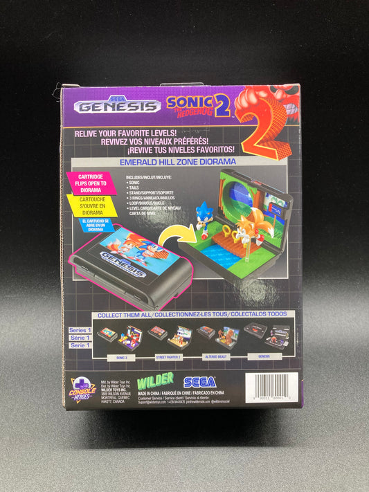 Sonic The Hedgehog 2 Console Heroes Sega Genesis Series 1 Emerald Hill Zone Diorama