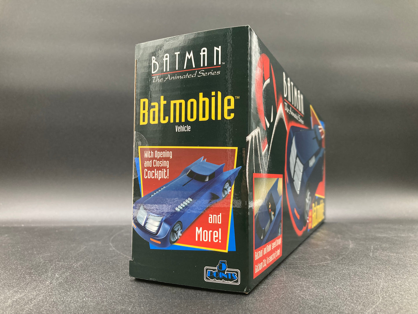 Batmobile Mezco 5 Points Batman Animated Series Vehicle 2024