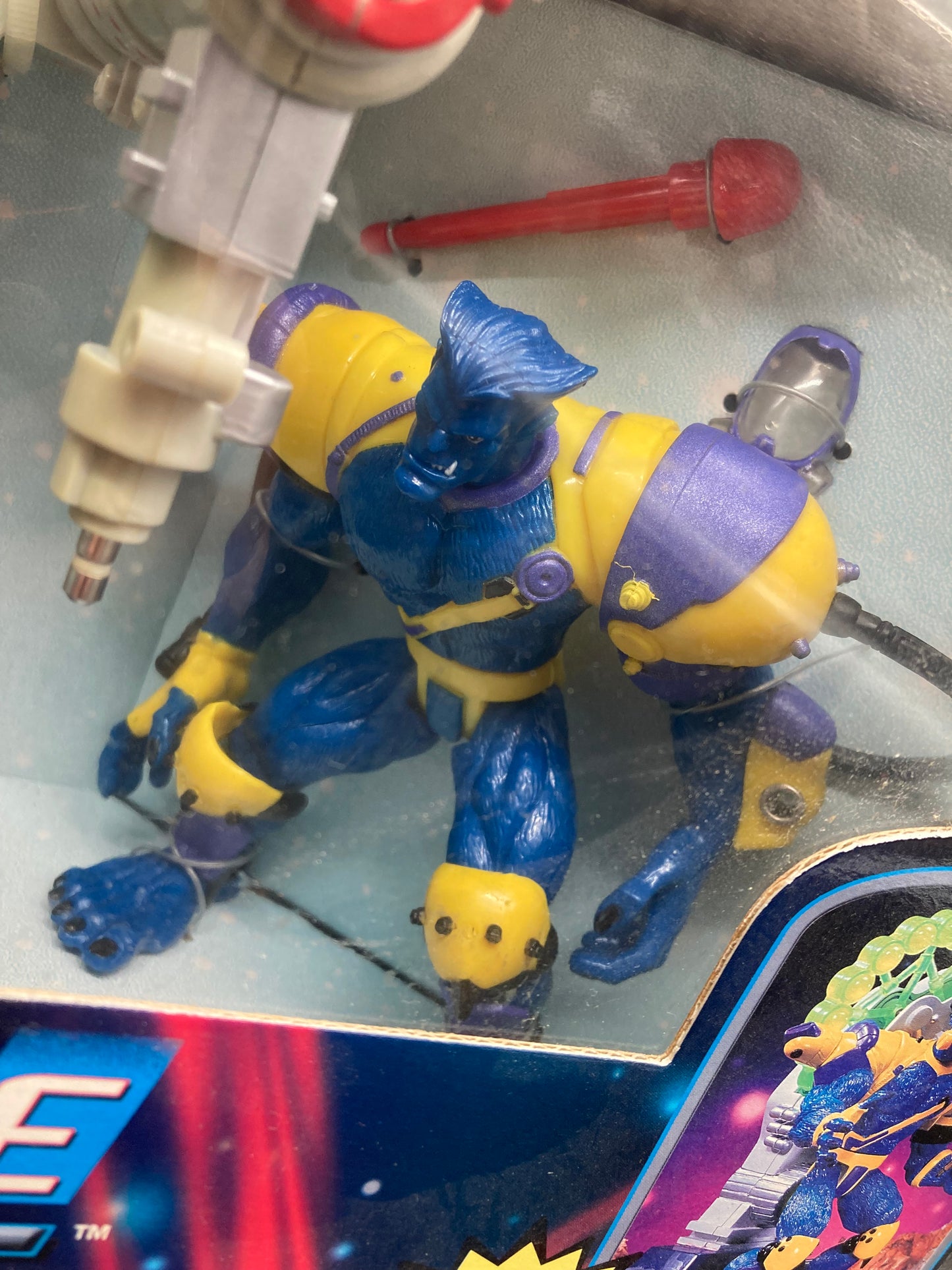 Beast Toybiz X-Men Space Riders Figure 1997