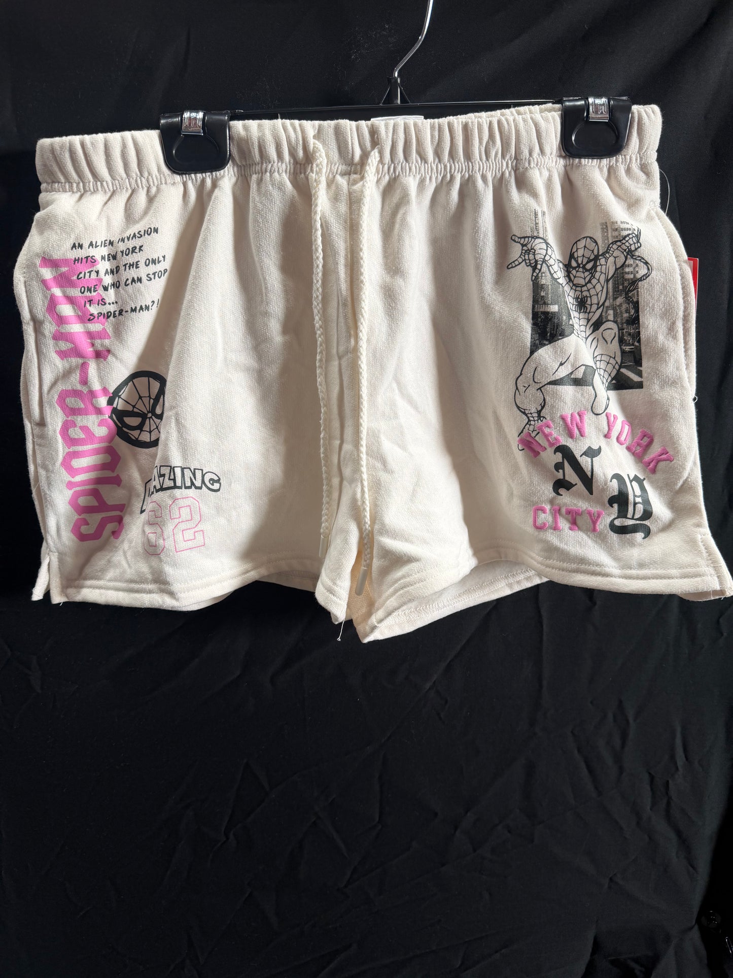 Marvel Spider-Man Women's graphic drawstring shorts